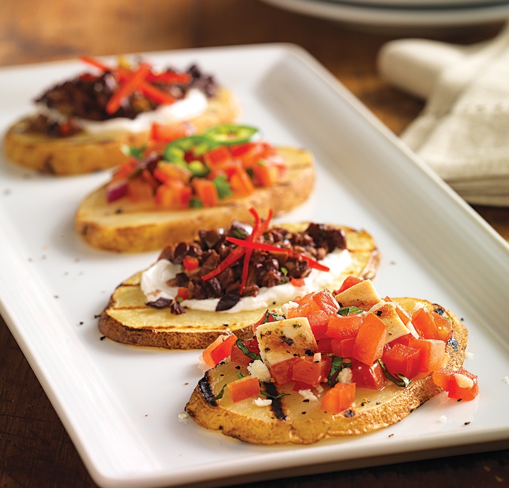 Festive Papa Tapas appetizer