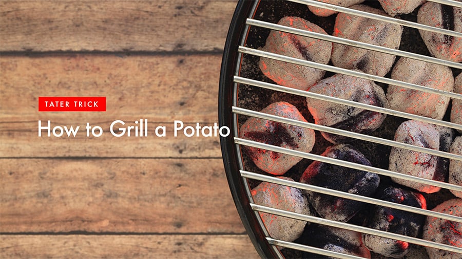 How to grill a potato