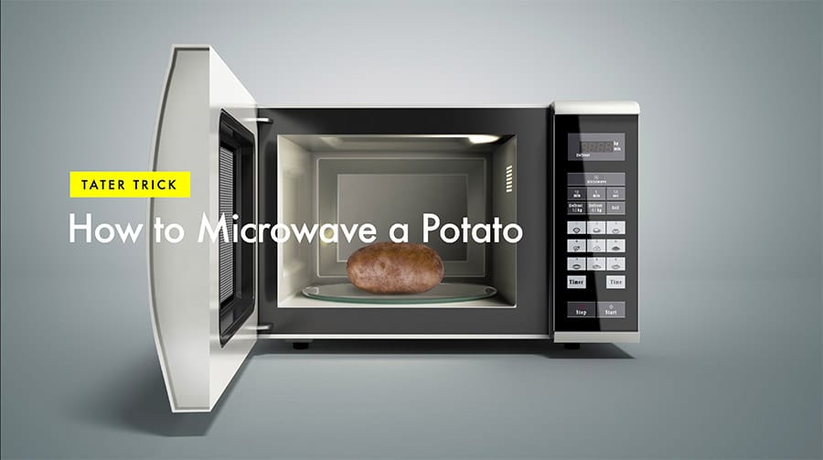 How to make a microwaved potato