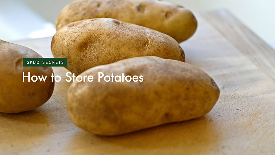 how to store potatoes